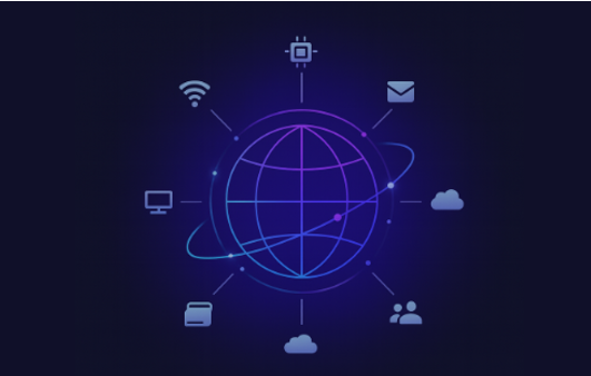 UOR Protocols network visualization with global connectivity